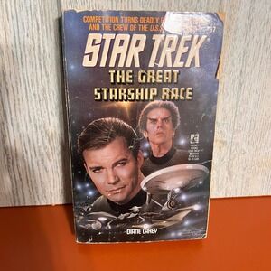 Star Trek The Great Starship Race Diane Carey Pocket Books 1993 First Printing